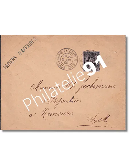 France, n° 103 seul sur enveloppe oblitérée, lettres France