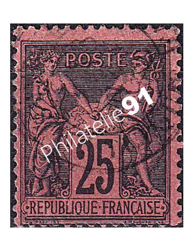 Timbre Classique n° 91 oblitéré, collection timbres France