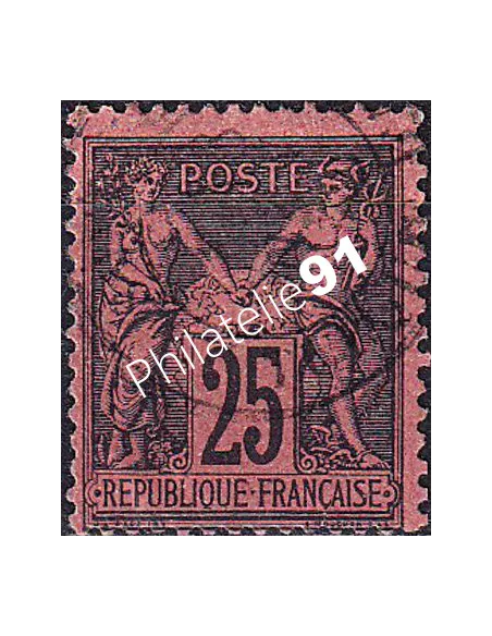 Timbre Classique n° 91 oblitéré, collection timbres France