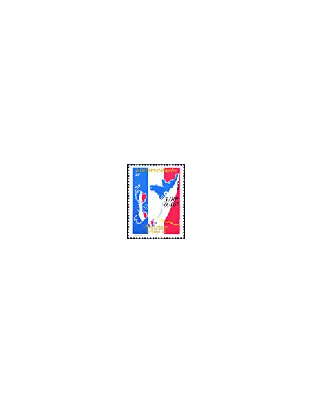 Timbre de Saint Pierre et Miquelon n° 703, collection timbres Dom-Tom