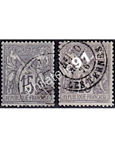 Timbres Classiques n° 66 oblitérés, timbres France