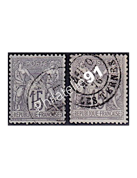 Timbres Classiques n° 66 oblitérés, timbres France