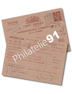 Entier Postal CP3 de France - collection entier France