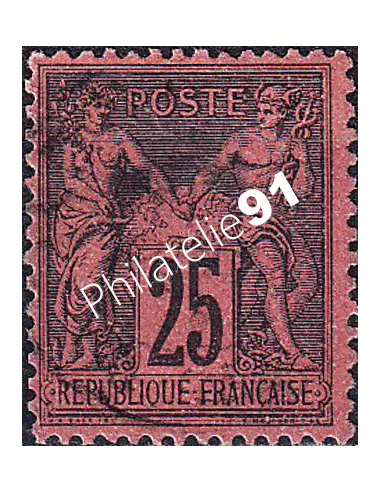 Timbre Classique n° 91a oblitéré, collection timbres France