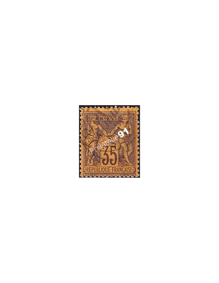 Timbre Classique n° 93 oblitéré, collection timbres France