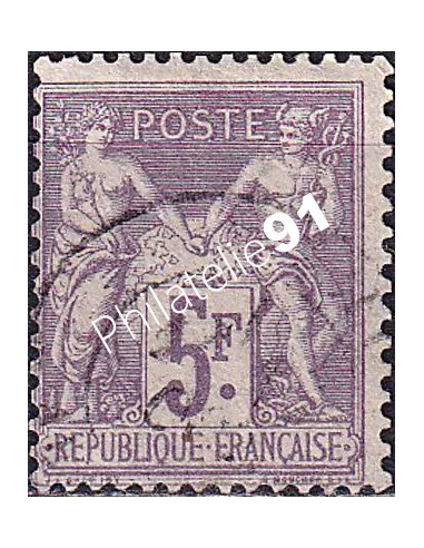 Timbre Classique n° 95 oblitéré, collection timbres France