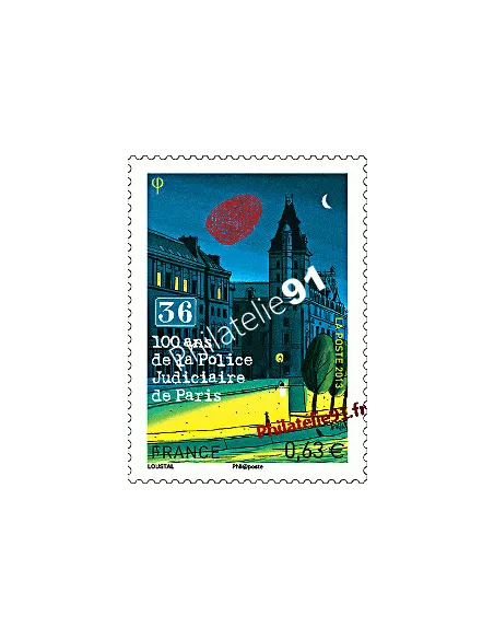 Timbre de France n° 4796 - Centenaire de la Police Judiciaire de Paris