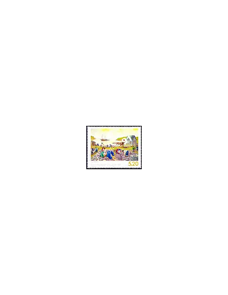 Timbre de Saint Pierre et Miquelon n° 709, Art, collection Dom-Tom