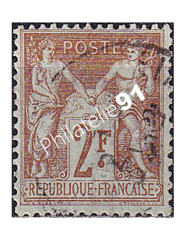 Timbre Classique n° 105 oblitéré, collection timbres France
