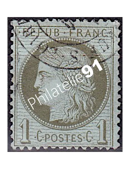 Timbre de France n° 50 - Type Cérès - IIIe République