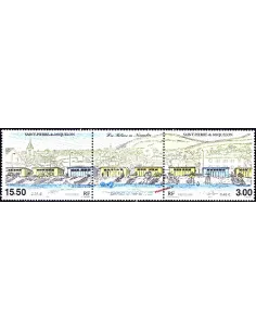 Timbres de Saint Pierre et Miquelon n° 724 à 725,  collection Dom-Tom