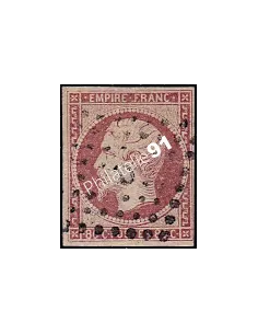 Timbre Classique n° 17B non dentelé oblitéré, Timbres France