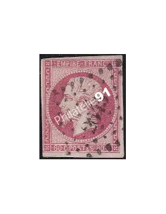 Timbre Classique n° 17B non dentelé oblitéré, Timbres France