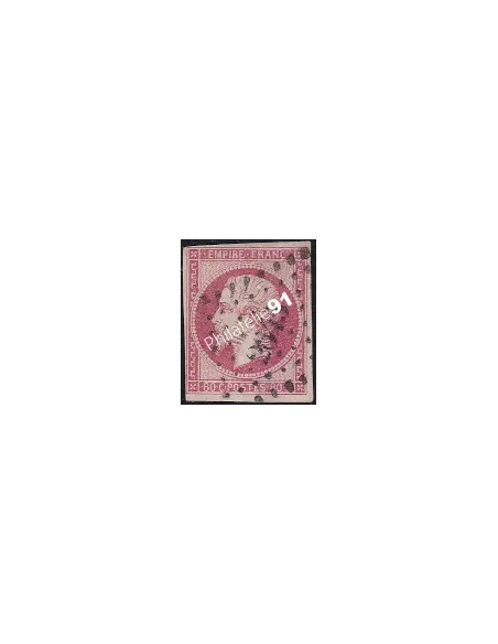 Timbre Classique n° 17B non dentelé oblitéré, Timbres France