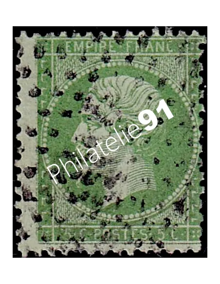 Timbre Classique n° 20 dentelé oblitéré, Timbres France