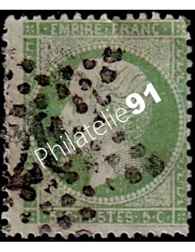 Timbre Classique n° 20 dentelé oblitéré, Timbres France