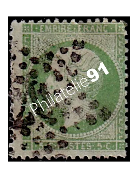Timbre Classique n° 20 dentelé oblitéré, Timbres France