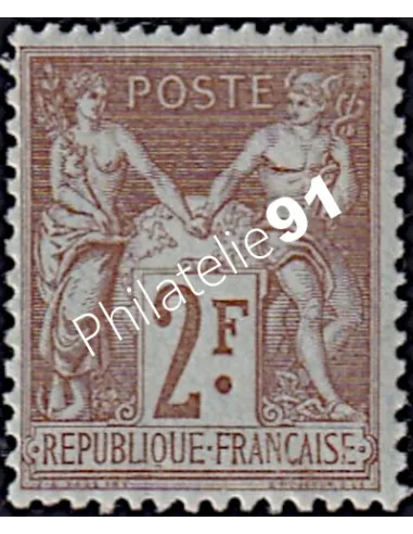 Timbre Classique n° 105, collection timbres France