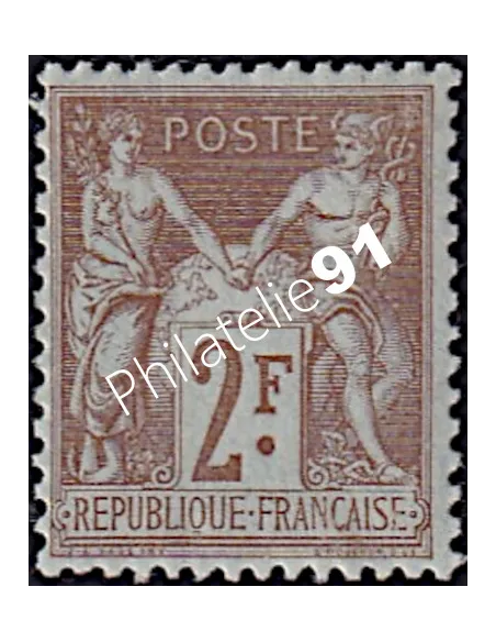 Timbre Classique n° 105, collection timbres France