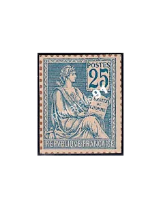 Timbre n° 118 sur bristol, Type Mouchon, Collection timbres France
