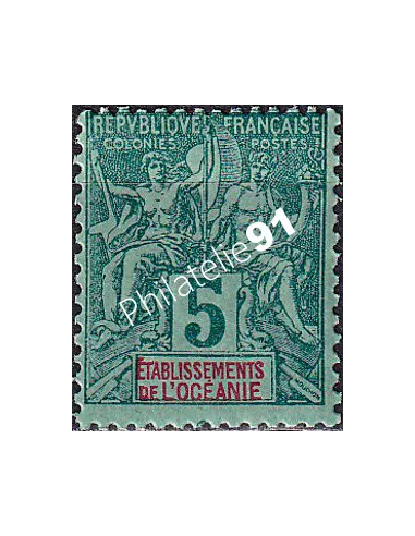 Océanie, n° 4 charnière, collection timbres des colonies françaises