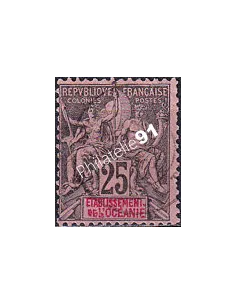 Océanie, n° 8 oblitéré, collection timbres des colonies françaises
