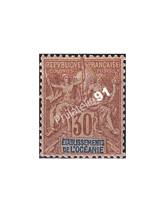 Océanie, n° 9 charnière, collection timbres des colonies françaises