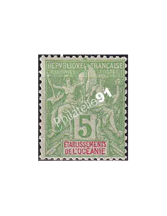 Océanie, n° 14 charnière, collection timbres des colonies françaises