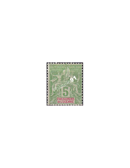 Océanie, n° 14 charnière, collection timbres des colonies françaises