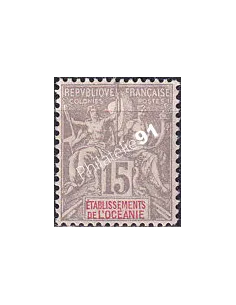 Océanie, n° 16 charnière, collection timbres des colonies françaises