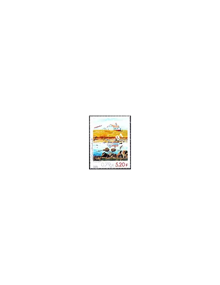 Timbre de Saint Pierre et Miquelon n° 743, Art,  collection Dom-Tom