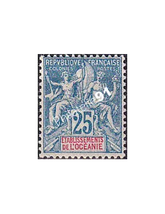 Océanie, n° 17 charnière, collection timbres des colonies françaises