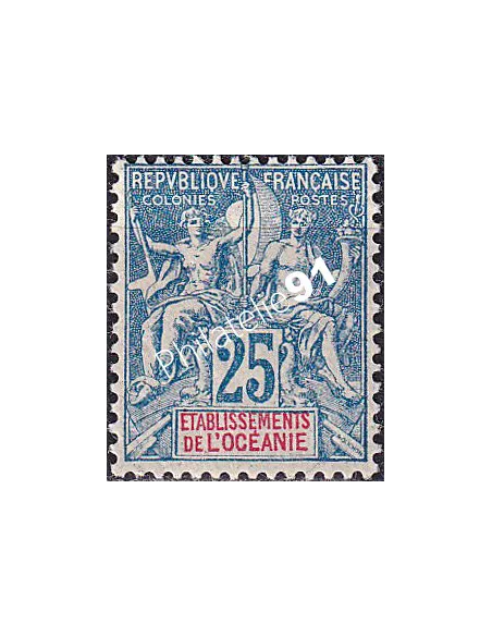 Océanie, n° 17 charnière, collection timbres des colonies françaises
