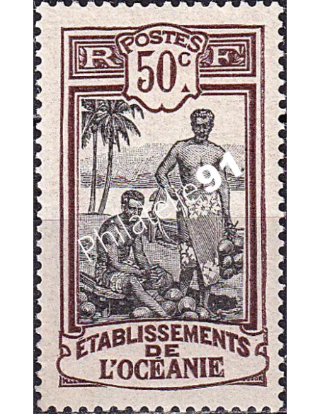 Océanie, n° 33 charnière, collection timbres des colonies françaises