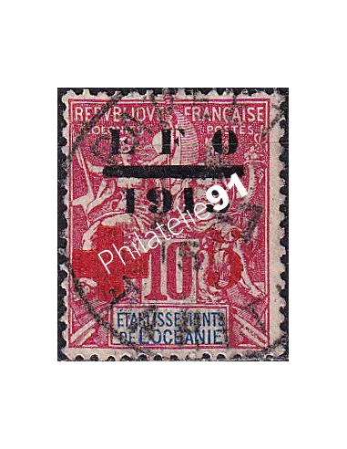 Océanie, n° 39 oblitéré, collection timbres des colonies françaises