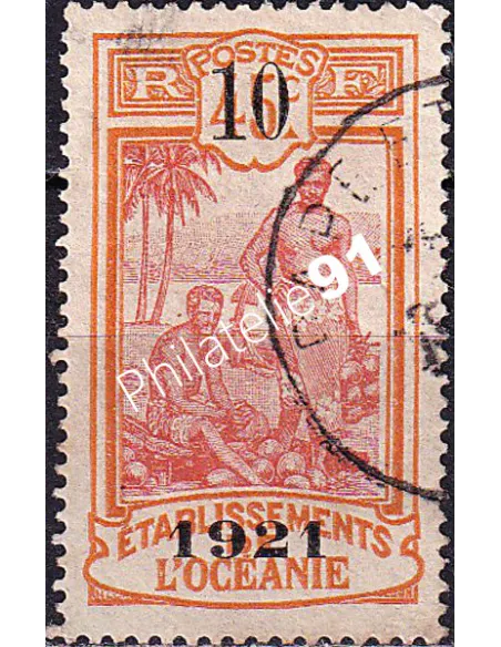 Océanie, n° 45 oblitéré, collection timbres des colonies françaises