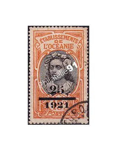 Océanie, n° 46 oblitéré, collection timbres des colonies françaises