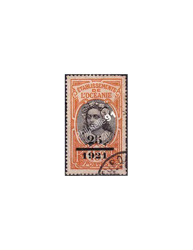 Océanie, n° 46 oblitéré, collection timbres des colonies françaises