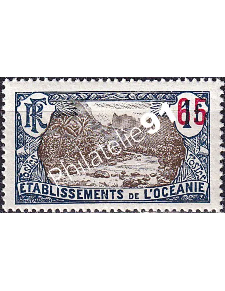 Océanie, n° 58 charnière, collection timbres des colonies françaises