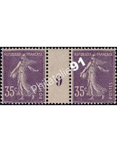 Timbre n° 142D, millésimé, collection timbres France