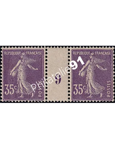 Timbre n° 142D, millésimé, collection timbres France