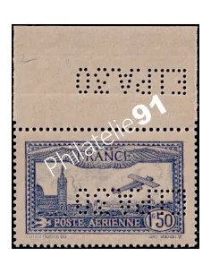 Timbre n° PA 6c, timbre perforé EIPA30, Collection Timbres France