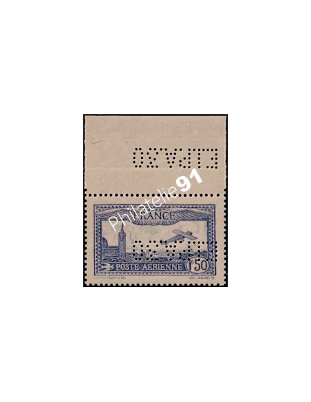 Timbre n° PA 6c, timbre perforé EIPA30, Collection Timbres France