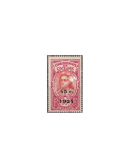 Océanie, n° 65 neuf, collection timbres des colonies françaises