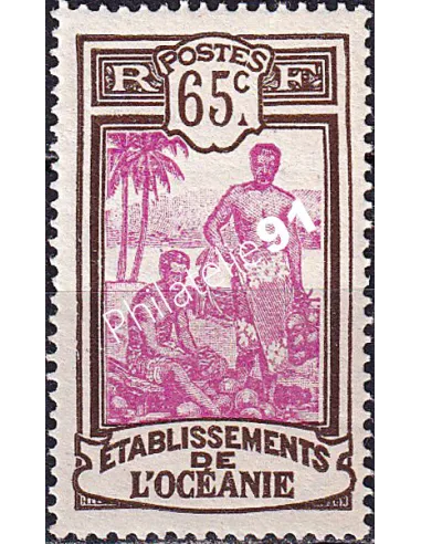 Océanie, n° 71 charnière, collection timbres des colonies françaises
