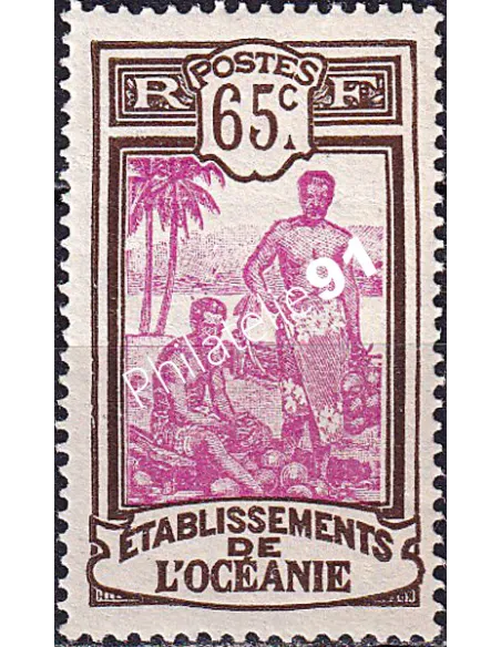 Océanie, n° 71 charnière, collection timbres des colonies françaises