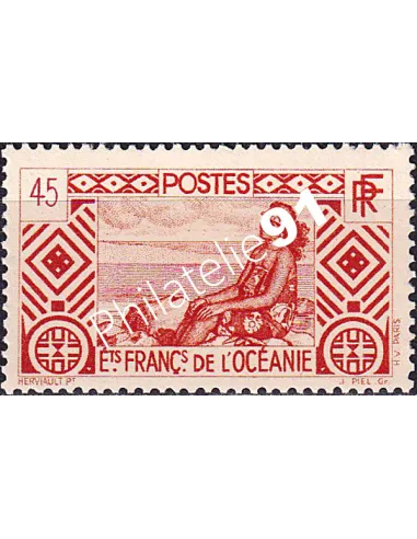 Océanie, n° 97 neuf, collection timbres des colonies françaises