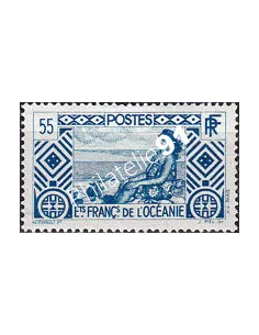 Océanie, n° 100 charnière, collection timbres des colonies françaises