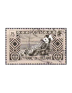 Océanie, n° 104 oblitéré, collection timbres des colonies françaises