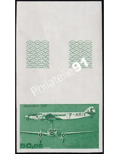 Timbre de France PA n° 60a, Trimoteur Dewoitine 338, timbre France